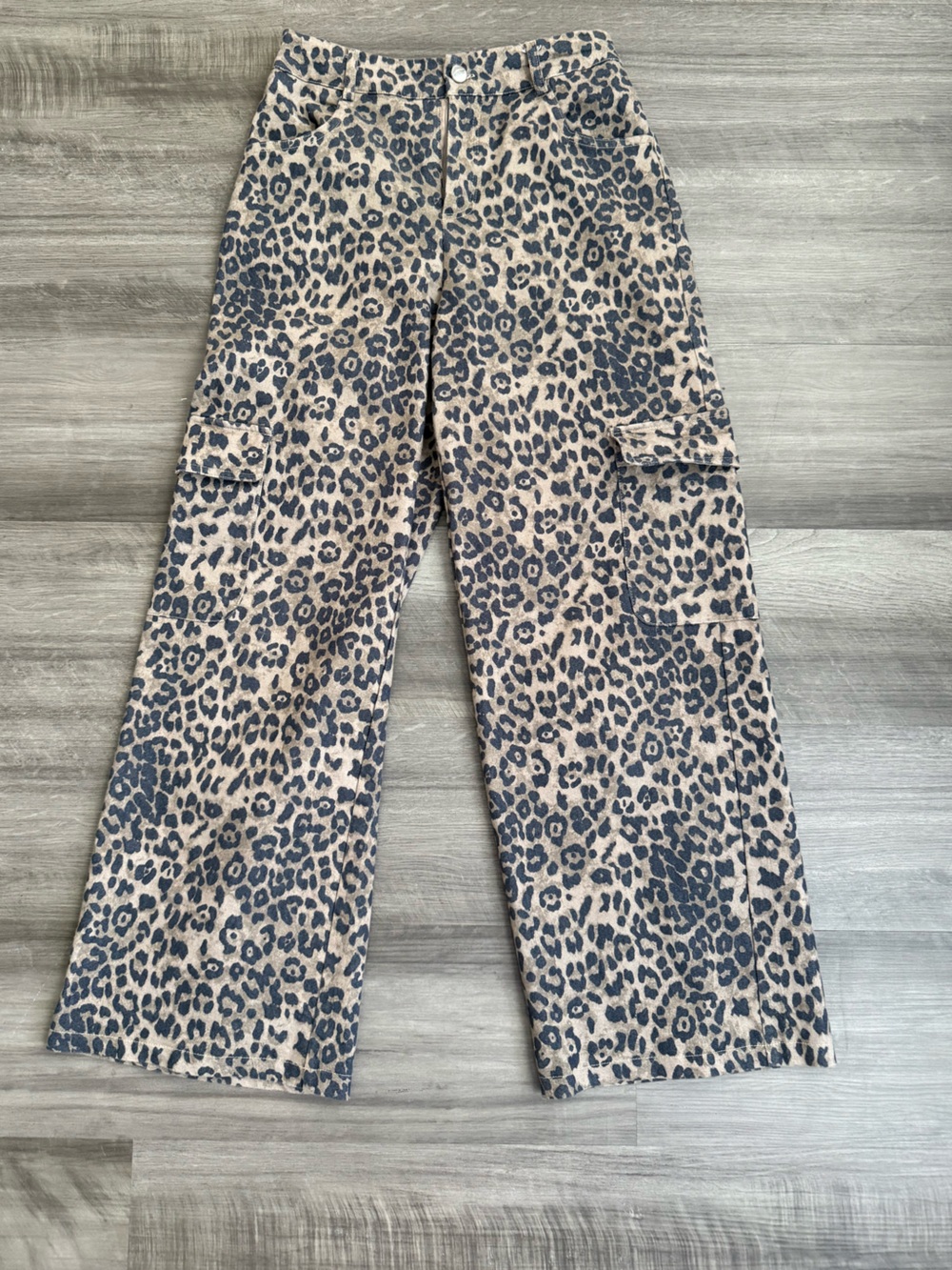 Leopard Cargo Pants